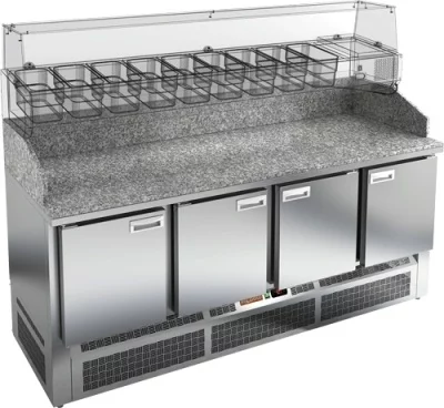 стол охлаждаемый для пиццы hicold pze3-1111/gn