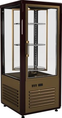 Витрина кондитерская Carboma D4 VM 120-2 (R120Cвр) (1015-0102 (бежево-коричневый))