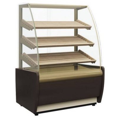 Витрина хлебная Carboma K70 N 1,3-2 LIGHT Bread 0012-0109 (без стекла) (Хлебная 1,3)