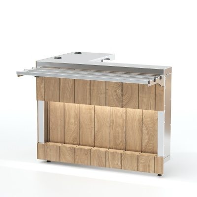 Прилавок кассовый Г-образный левый RSK62NA-Г Kids 1105x700x760мм Capital Kids REFETTORIO