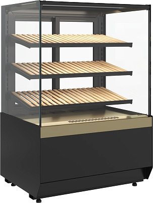 Витрина хлебная Carboma KC70 N 0,6-1 LIGHT Bread (версия 2.0) (Паттерн 0108 Темный дуб)