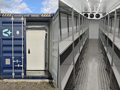Мобильная морозильная камера 