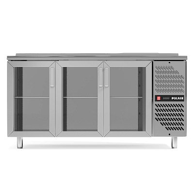 Стол холодильный POLAIR TD3-GC со стеклянными дверьми