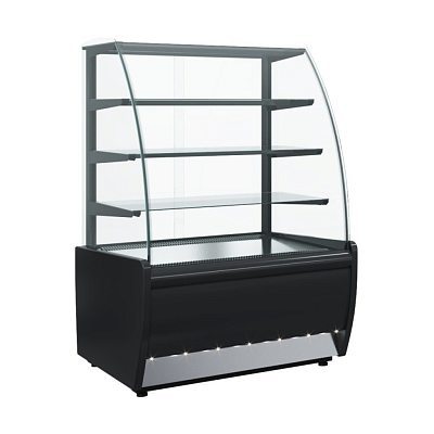 Витрина холодильная Carboma K70 VH 1,3-1 LIGHT Chocolate 0013-0430