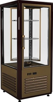 Витрина кондитерская Carboma D4 VM 120-2 (R120Cвр) (1015-0102 (бежево-коричневый))
