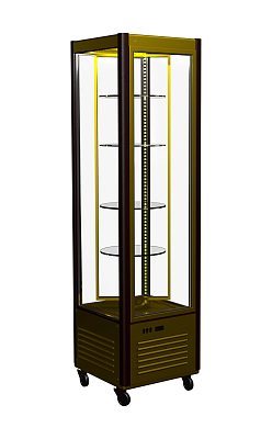Витрина кондитерская Carboma D4 VM 400-2 (R400Cвр Люкс) (0430 INOX)