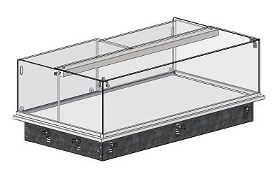 Витрина холод кондит встраиваемая с открыв передним стеклом(2700К) N-RC32D Drop IN 1145х700х1357мм 700 серия REFETTORIO